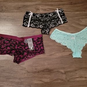 Three pairs of New Panties